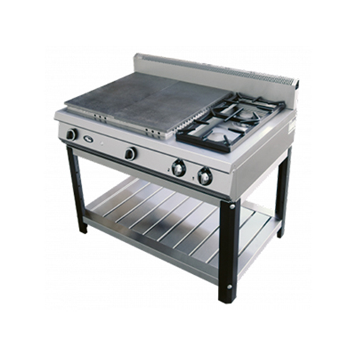Плита со сплошной поверхностью Grill Master Ф6ЖТЛСПГ(2+2)(на подставке)